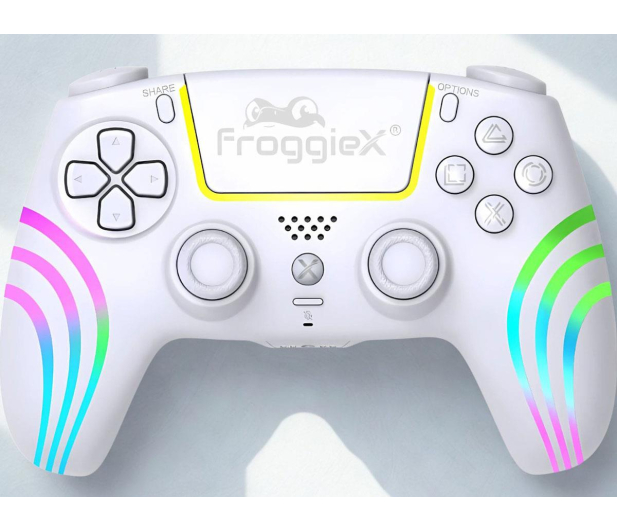 FroggieX Kontroler FX-P5-GP2-W do PS5 Bezprzewodowy Biały - 1455819 - zdjęcie 5